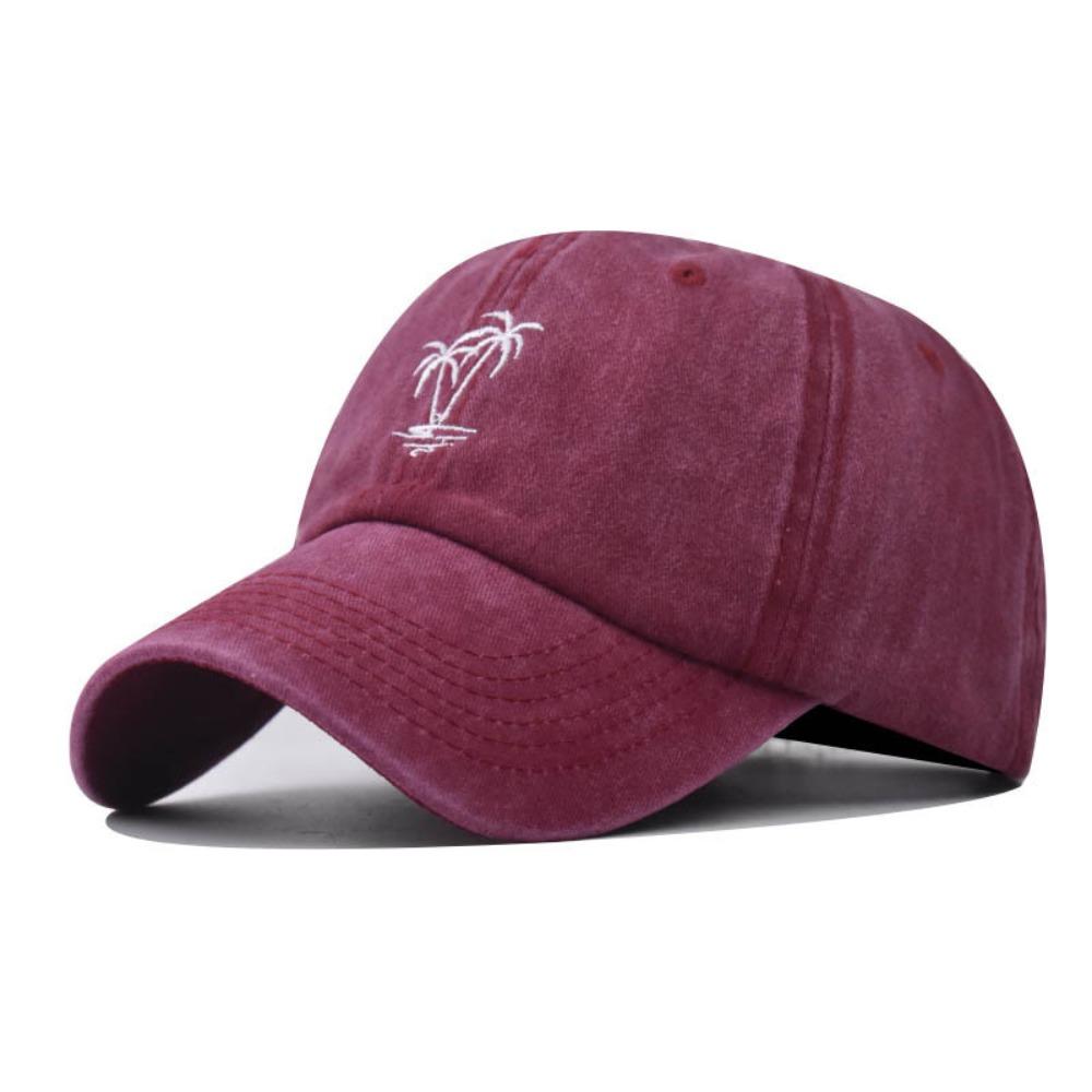Thin Embroidery Baseball Hat Retro Washed Cotton Baseball Cap Apparel Accessories Shade Hat Men