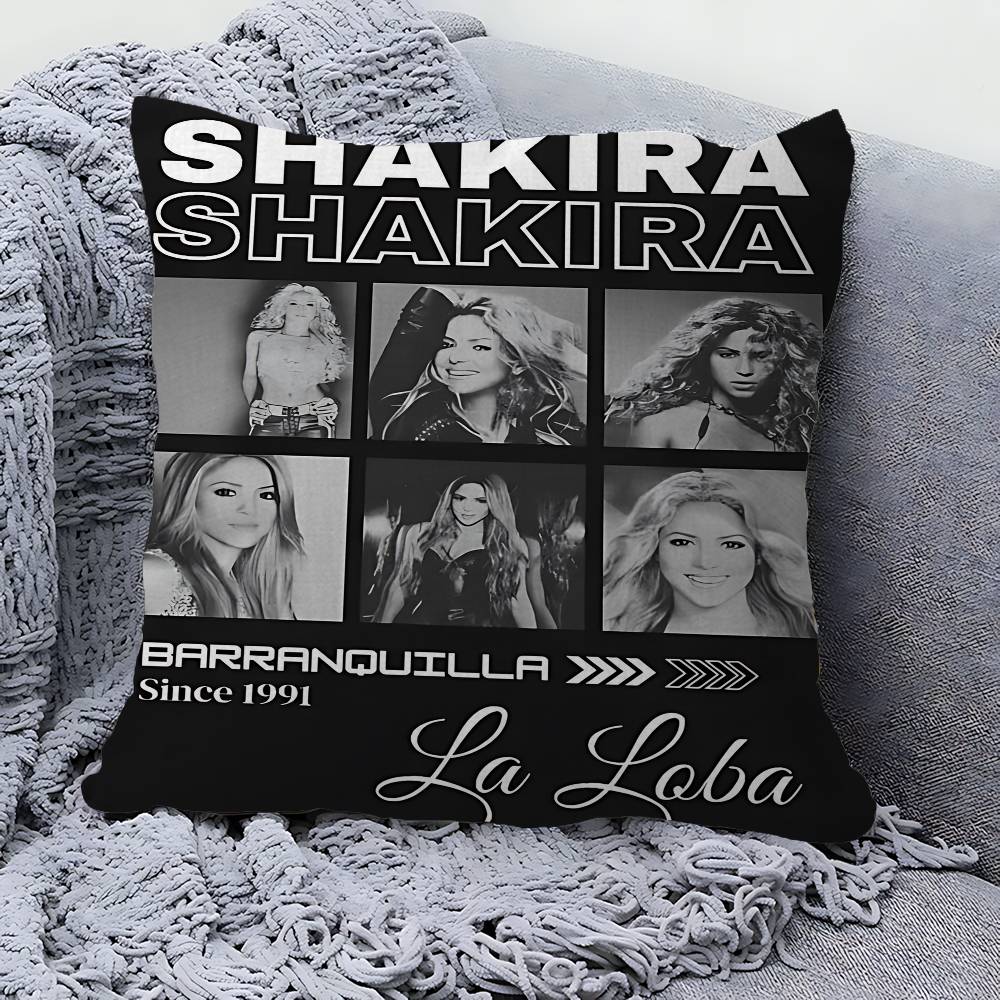 Певица S-shakira Подушка Подарки Мебель для Домашнего Офиса Спальня Диван Автомобильная Подушка Чехол 45x45см