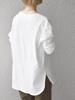 Ships Any Moisture-Wicking, Quick-Drying Round Hem Long Sleeve Wide Tee 722000035 White One Size