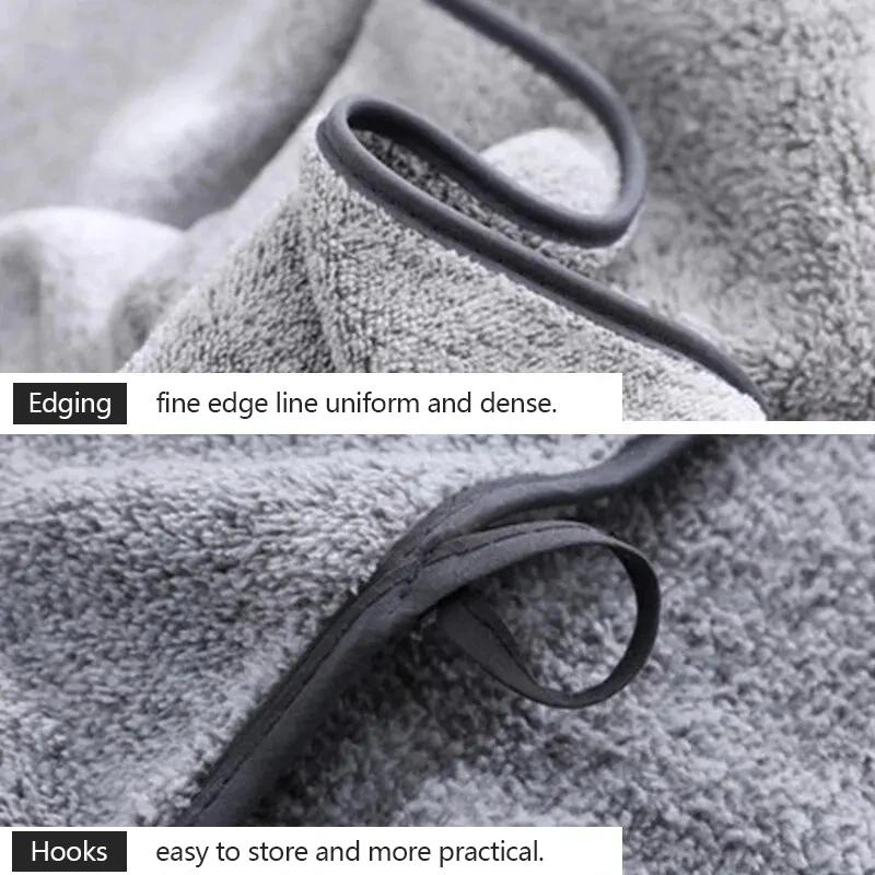 Утолщенные женские банные полотенца для взрослых, мужское быстросохнущее полотенце из микрофибры для спортзала, спортивный халат для душа, спа-ванны, дома