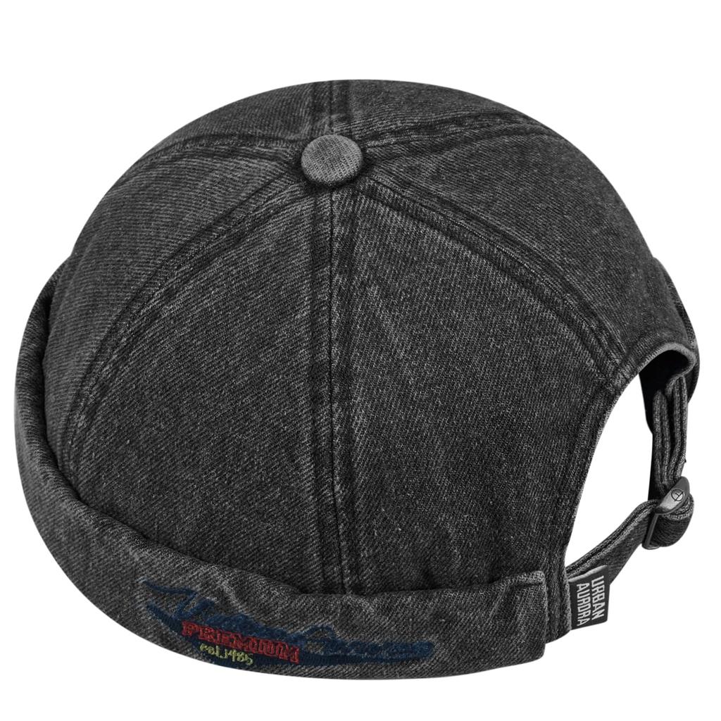 Кепка-клош без полей с вышивкой, мешковатая, круглая, облегающая, однотонная, уникальная, в стиле хип-хоп, стильная, ретро, складная, для улицы, мужская кепка, кепка рыбака, кепка,