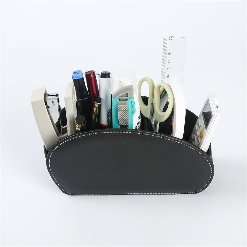 LG8175 5-секционный многофункциональный офисный органайзер из ПУ-кожи, держатель для ручек для стола, школьного и домашнего офиса