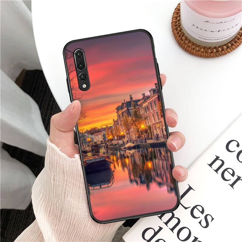 YNDFCNB Italy Venice Landscape Phone Case for Huawei P30 40 20 10 8 9 Lite Pro Plus Psmart2019