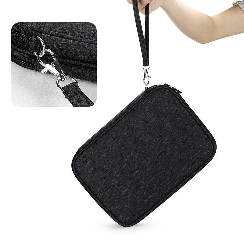 Waterproof Cable Storage Bag Digital Electronic Organizer Portable USB Data Charger Plug Travel Pouch for Mouse Tablet PC iPad Sleeve Case