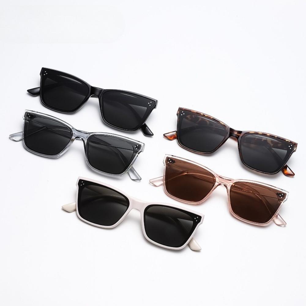 Модные солнцезащитные очки с оправой «кошачий глаз», личностные ретро-солнцезащитные очки для женщин и мужчин