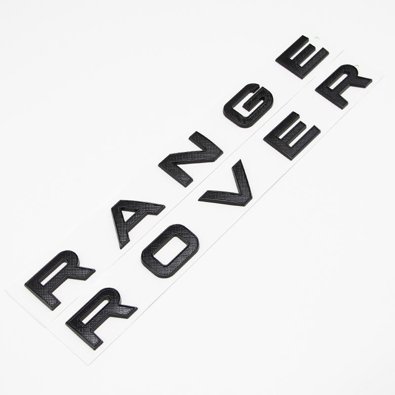 Premium 3D ABS Range Rover Letters Car Front Hood Bonnet Emblem Badge For Land Rover Discovery Sport Evoque Defender Accessories HY0