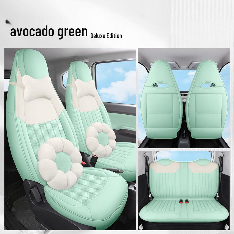 Wuling Hongguang Mini EV All-Season Leather Car Seat Cover