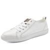Spring Summer Fashion White Shoes Flat Men Footwear Cool Young Man Brand Street Style Male Shoes