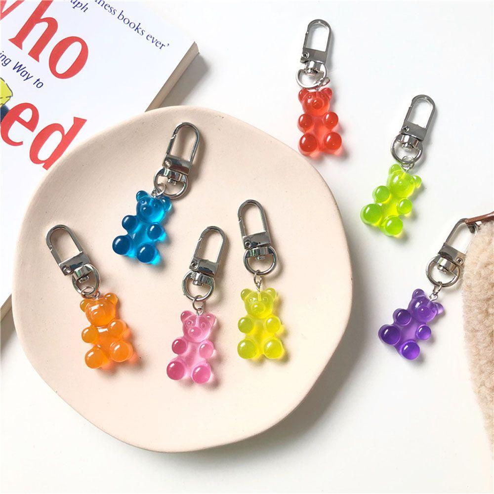 Couple Cute Trinket Earphone Cover Charm Animal Jewelry Fashion Accessories Key Ring Key Chain