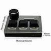 RGB Backlit Mini 3 Key Keypad One Handed Hot Key Color Screen Hot Swap Keyboard with Multifunction Knob Compact Mini Macro Pad