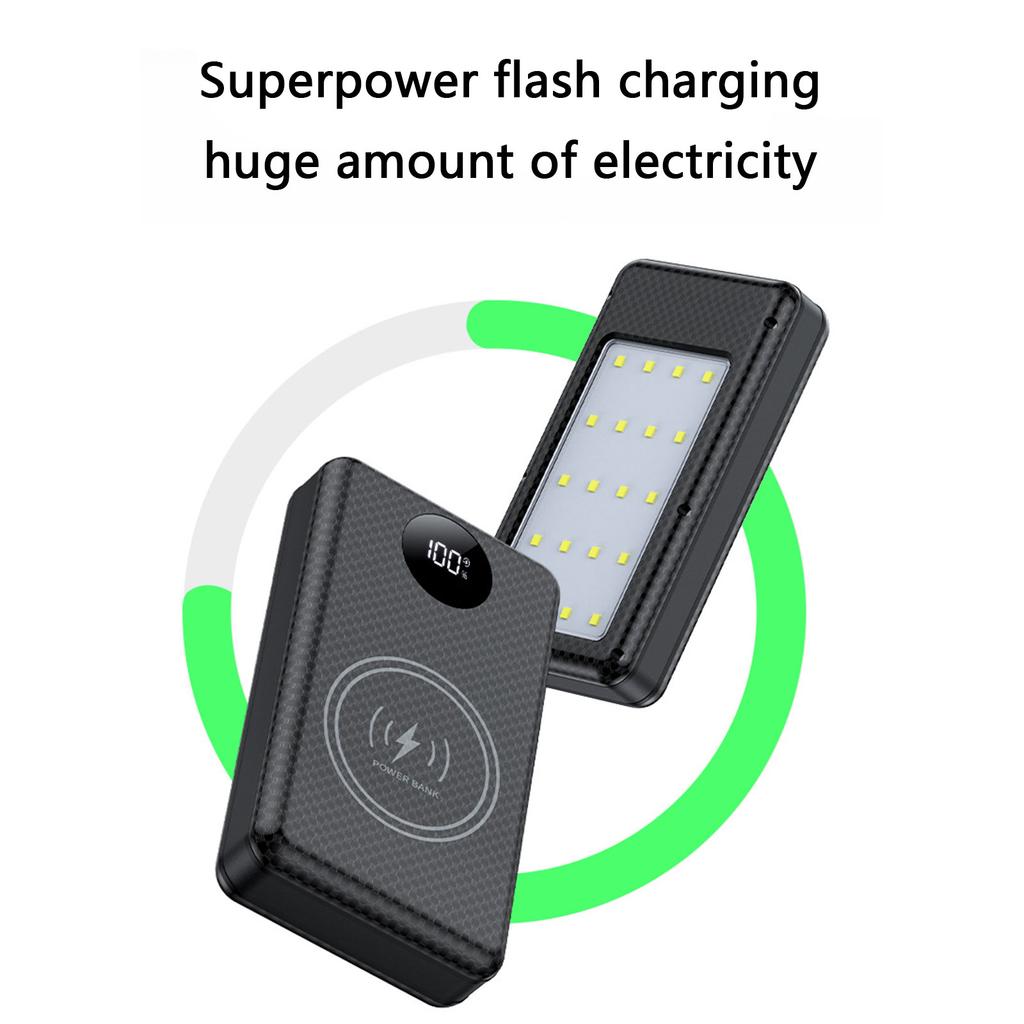 Сделай сам корпус для зарядки 18650, USB-блок питания, освещение для кемпинга, поддержка PD22.5W/15w, беспроводная зарядка, без аккумулятора