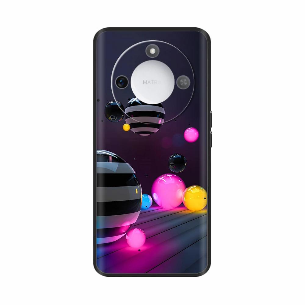 Ударопрочный чехол для телефона Honor X9c, умный чехол-обложка для Honor X60, Fundas, мягкий черный силиконовый защитный корпус для Honor X9c Smart