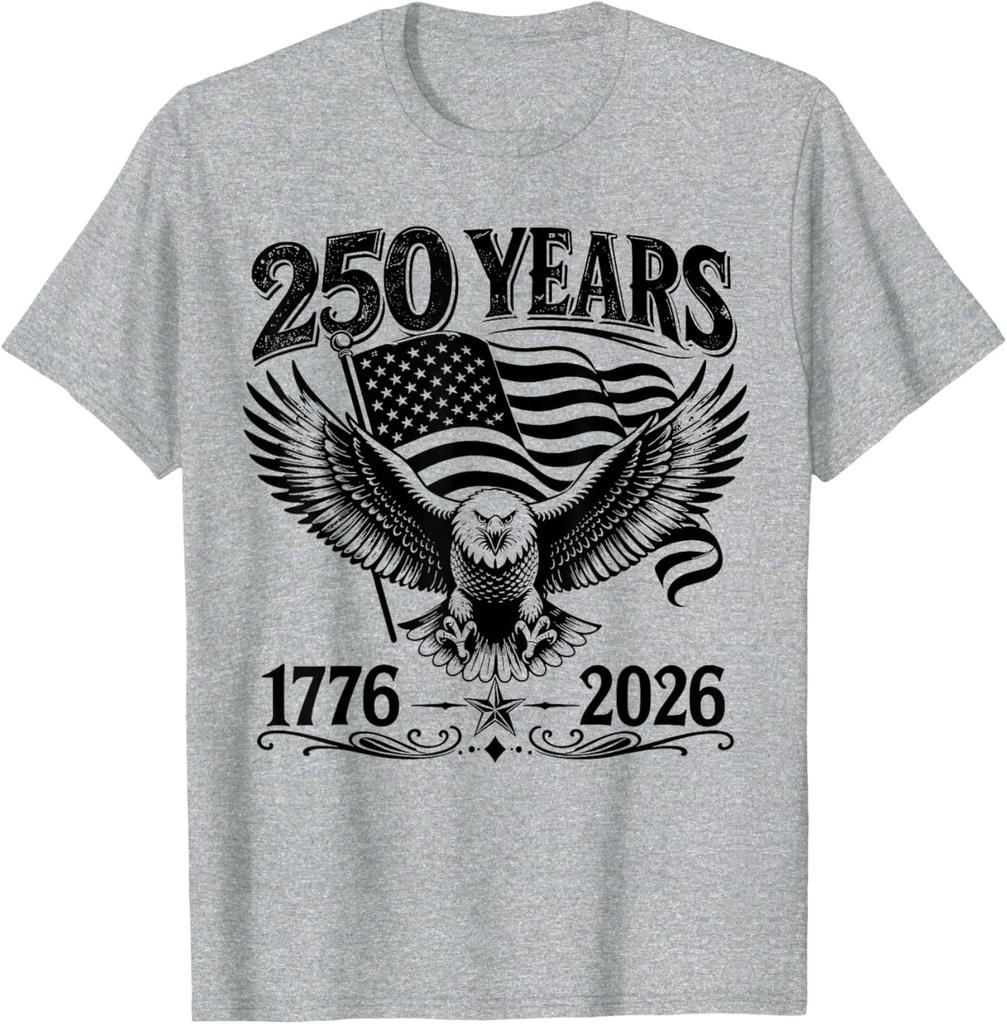 250-летний Юбилей США Патриотический Орел 250-й 4 июля 2026 Унисекс Футболка