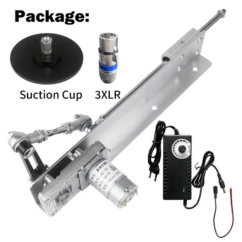 Reciprocating Sex Machine Motor With Suction Cup 3XLR DC 12V/24V Automatic Reciprocating Cycle Linear Push Pull MotorGood product