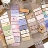 JIANWU Time Loom Series Vintage Flower Gird Landscape Material Collage Scrapbooking Tape Creative DIY Journal Stationery