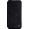 Чехол Nillkin Qin Leather для iPhone 14 Plus - черный флип-чехол с защитой камеры