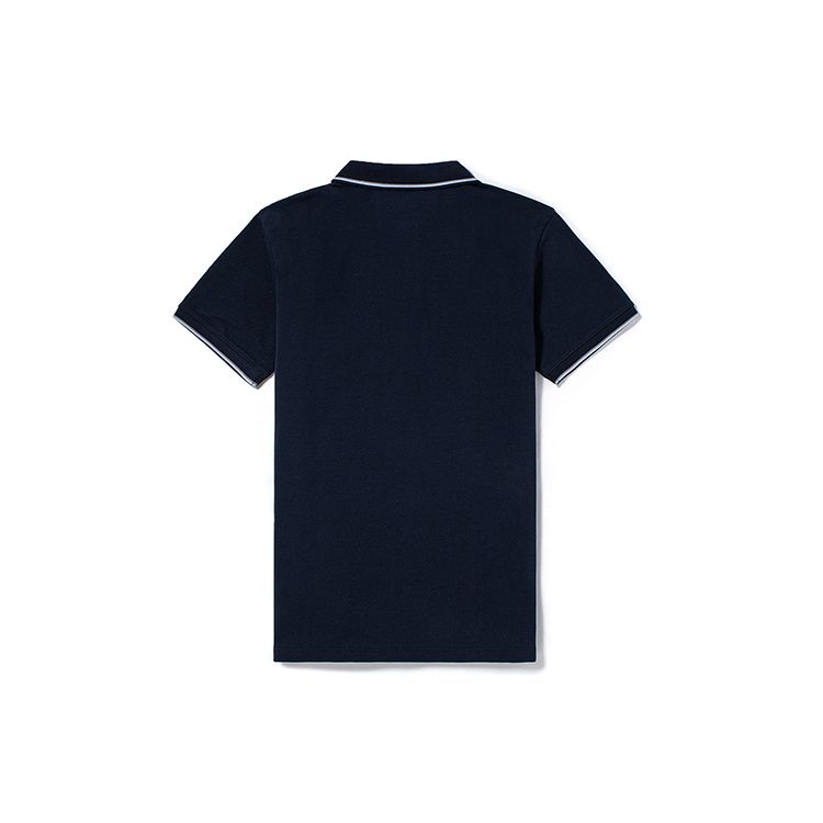 Timberland Повседневная рубашка поло с коротким рукавом и вышитым логотипом в виде дерева, мужские рубашки поло темно-синего цвета A2EH3-433