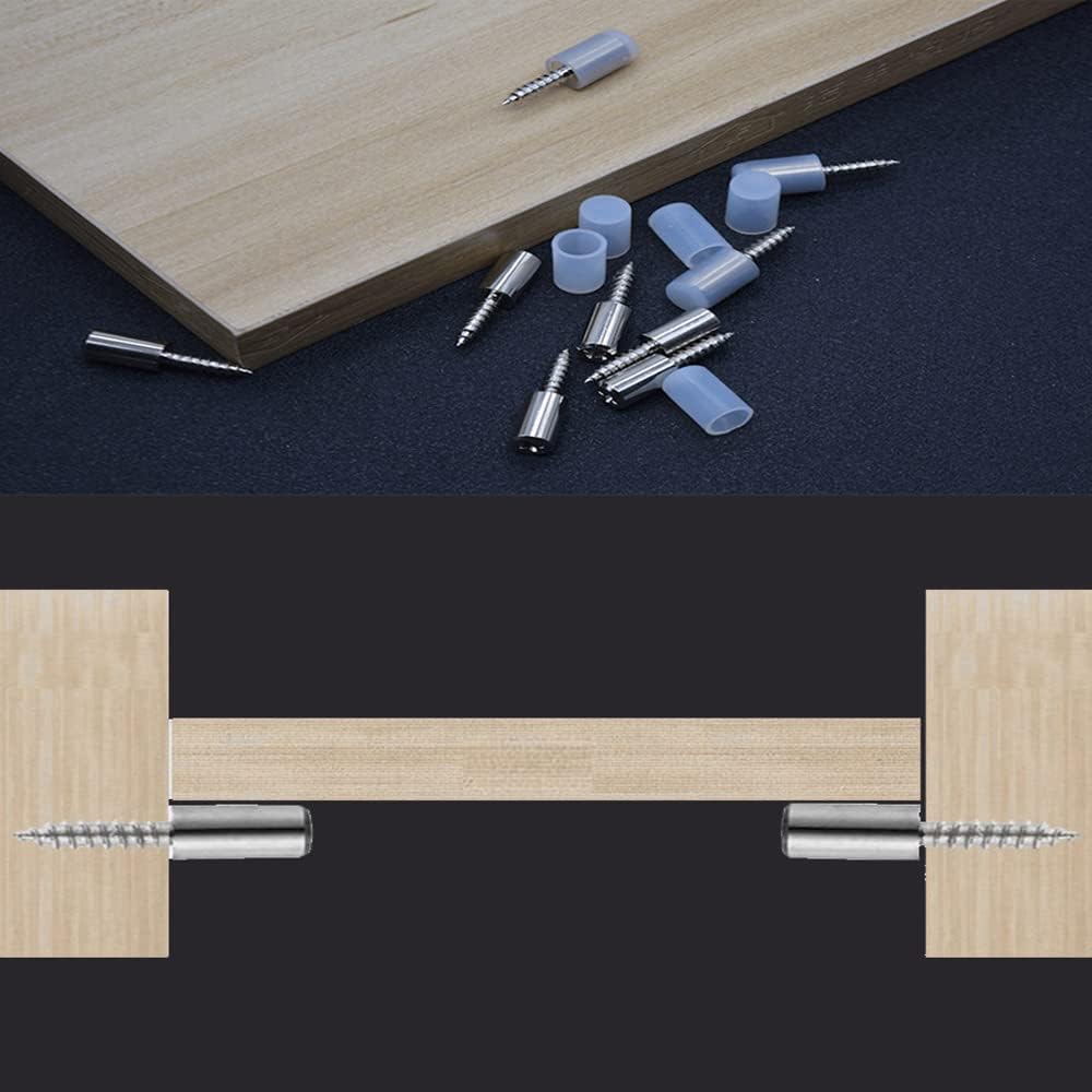 80/10 шт. саморезы многослойный держатель пластины стеллаж для хранения в гардеробе фиксированная опора с нескользящей резиновой втулкой