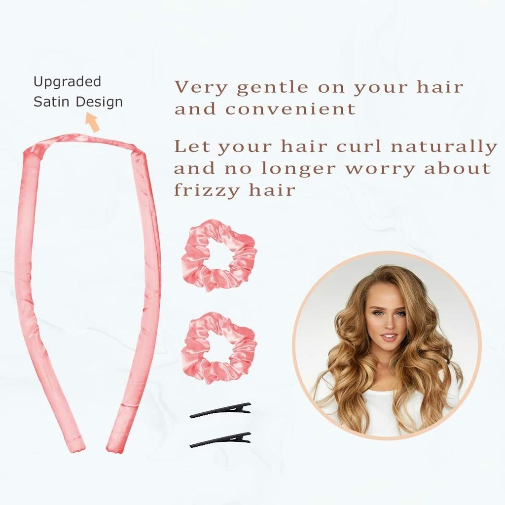 DIY Hair Curlers Heatless Curling Rod Soft Headband No Heat Wave Form Women Girl