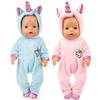 Doll Outfits for 18-Inch Baby Dolls – Cute American Baby or Reborn Doll Clothes with Accessories Set