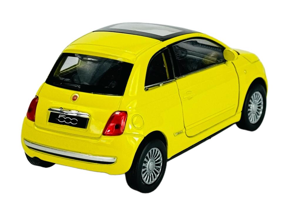 WELLY FIAT 500 YELLOW 1:34 43605