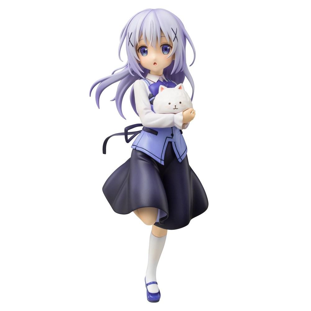 Plum Puella Magi Office A Is the Order a Rabbit Chino Cafe Style 1/7 Scale PVC Figure PF468