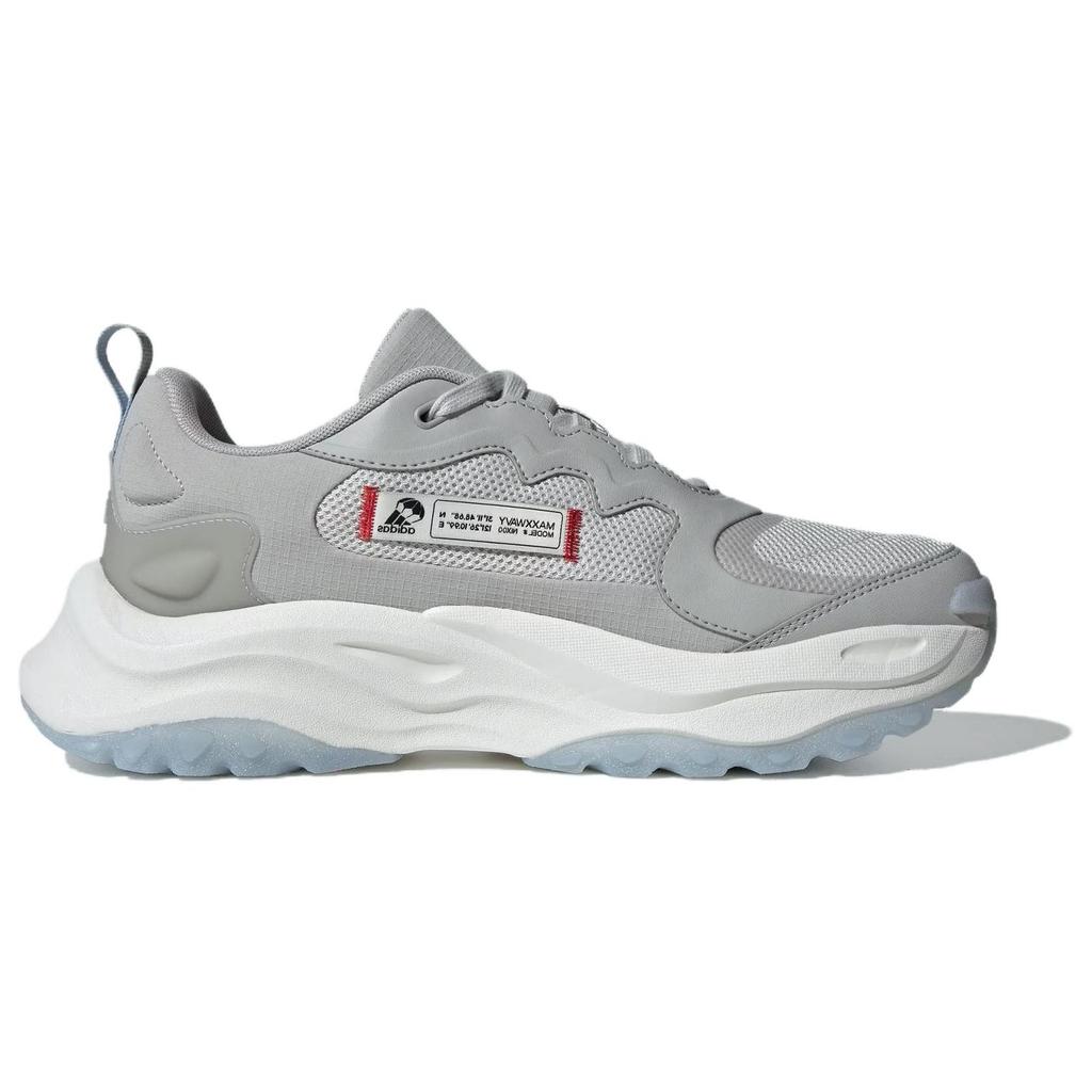 Adidas Maxxwavy Mesh Fabric Leather Comfortable Daily Shock Absorption Slip Resistant Wear Resistant Low Top Dad Shoes Unisex Sneakers IF9308