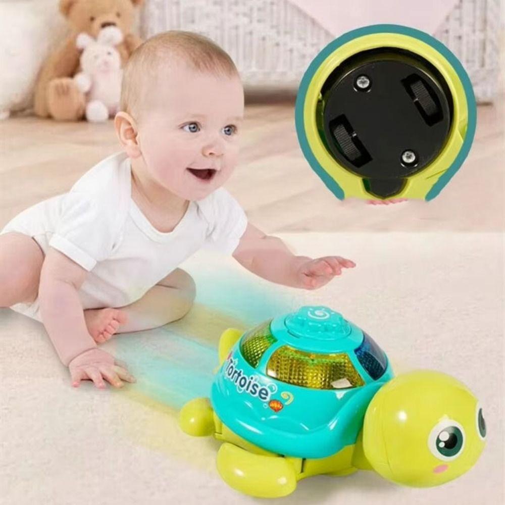 Пластиковая черепаха, откладывающая яйца, Игрушки-черепахи, имитирующие устриц, Музыкальные игрушки-черепахи для детей и малышей