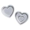 Romance Heart Shaped Silicone Mould for Wedding Valentines Candle Making and Craft Supplies