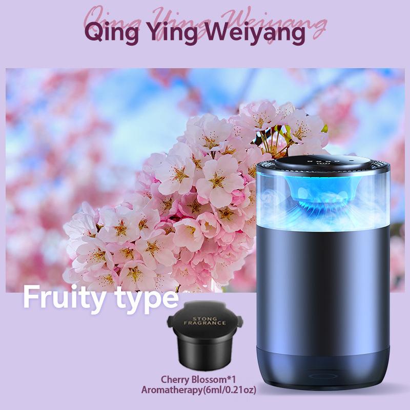 Умный автомобильный диффузор ароматов, перезаряжаемый диффузор воздуха, автоматический освежитель воздуха, облачный туман с RGB-подсветкой, дезодоратор салона автомобиля