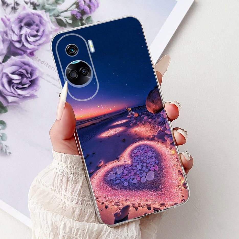 Чехол для Honor 90 Lite CRT-NX1 Роскошный Модный Расписной Чехол Мягкий Тонкий Чехол для Телефона Для Honor 90 Pro Honor90 Lite Задняя Крышка Fundas