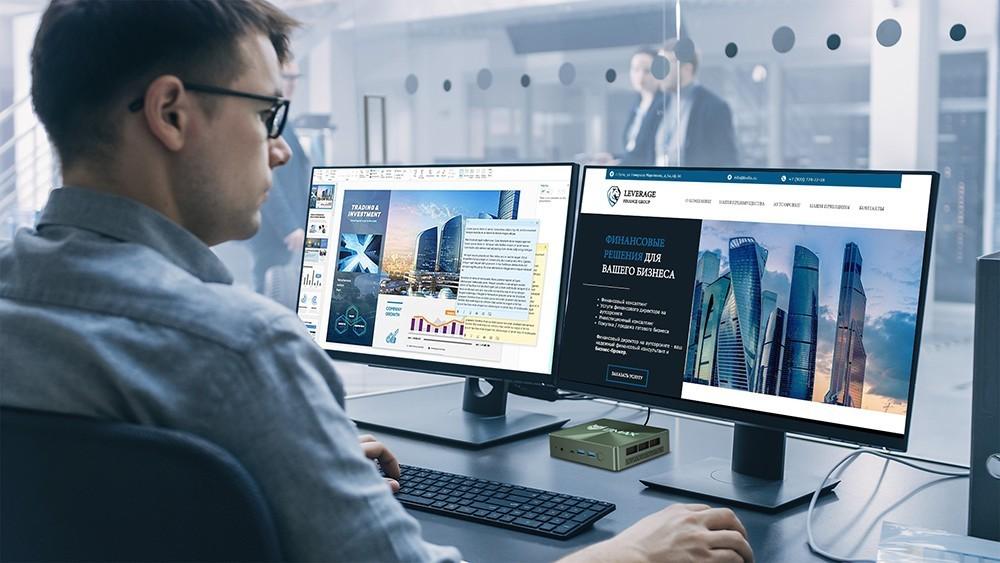 BMAX Мини-ПК B6 Pro с процессором Intel Core i5-1030NG7, твердотельным накопителем LPDDR4 16 ГБ, 512 ГБ, Windows 11, 5G Wi-Fi