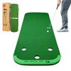 Large Putter Mat 3M Golf Putter Practice Mat Putting Practice Equipment Artificial Grass Sound Deadening Indoor Outdoor Repetitive Practice Golf