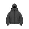 Y2K Gothic Harajuku Double Hat Design Sportswear Winter New Hoodie Ninja Mask Loose and Universal Winter Windproof Hoodie