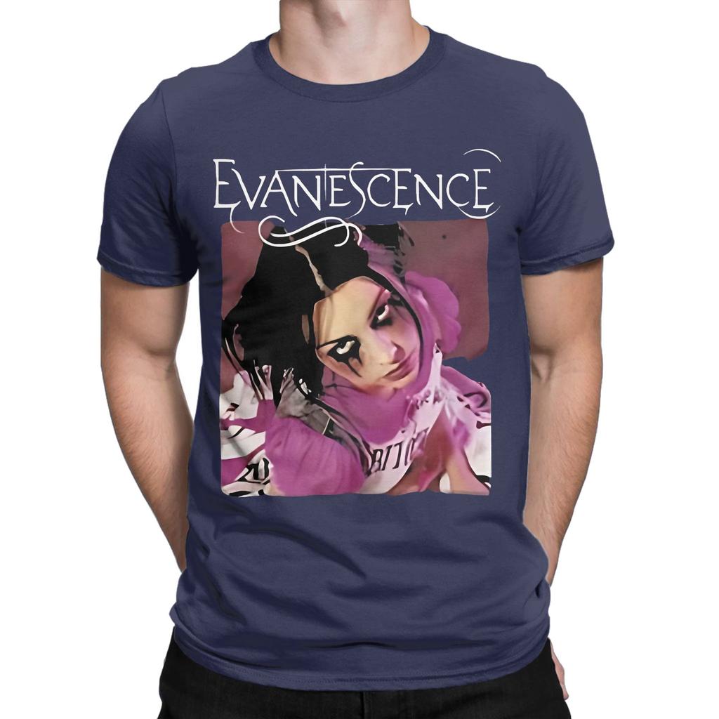 Music Evanescence Novelty 100 Cotton Tshirt Amy Lee Evanescence Tops Tees For Unisex
