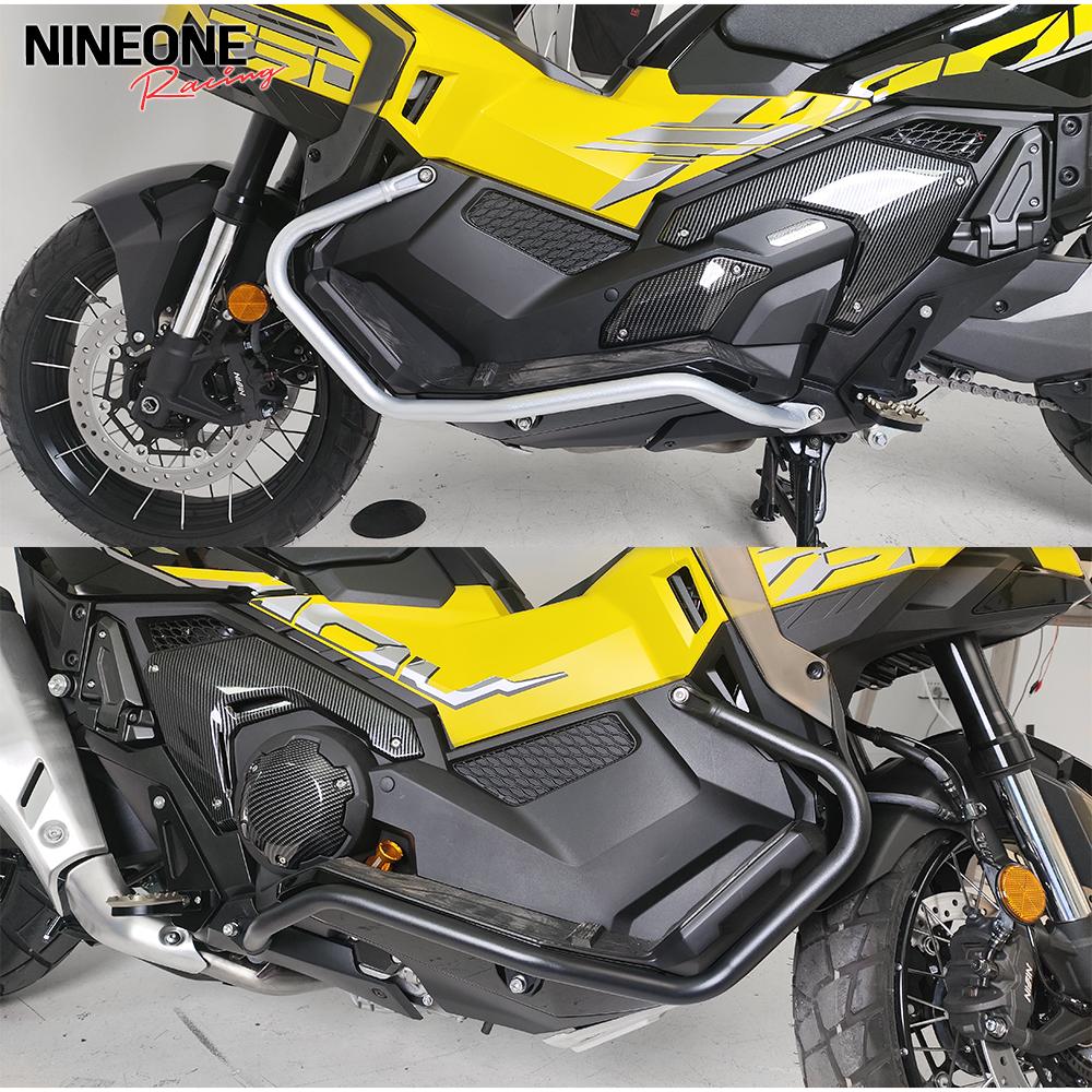 Bumper Crash Bar Motorcycle Bumper Engine Crash Bar Fit For Honba XADV750 X-ADV 750 2021 2022 2023 2024 2025 2026 Carbon steel
