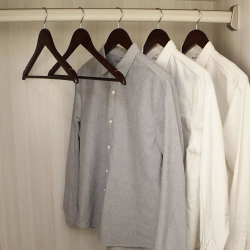 Solar Fish Hanger, Wooden Suit Hanger with 360-Degree Rotating Hooks, Anti-Slip, Solid Wood Clothes Hanger (Reddish Brown, 30)