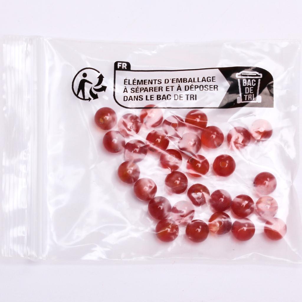 Creative Red Carnelian Agate Natural Stone For Jewelry Making Beads 40/30/20Pcs DIY Round Loose Beads Bracelets 4/6/8mm