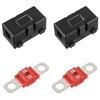 Hlsicnalm 2X ANS-H Car Fuse Holder and 2X High Current Bolt-on Midi Fuse 40A