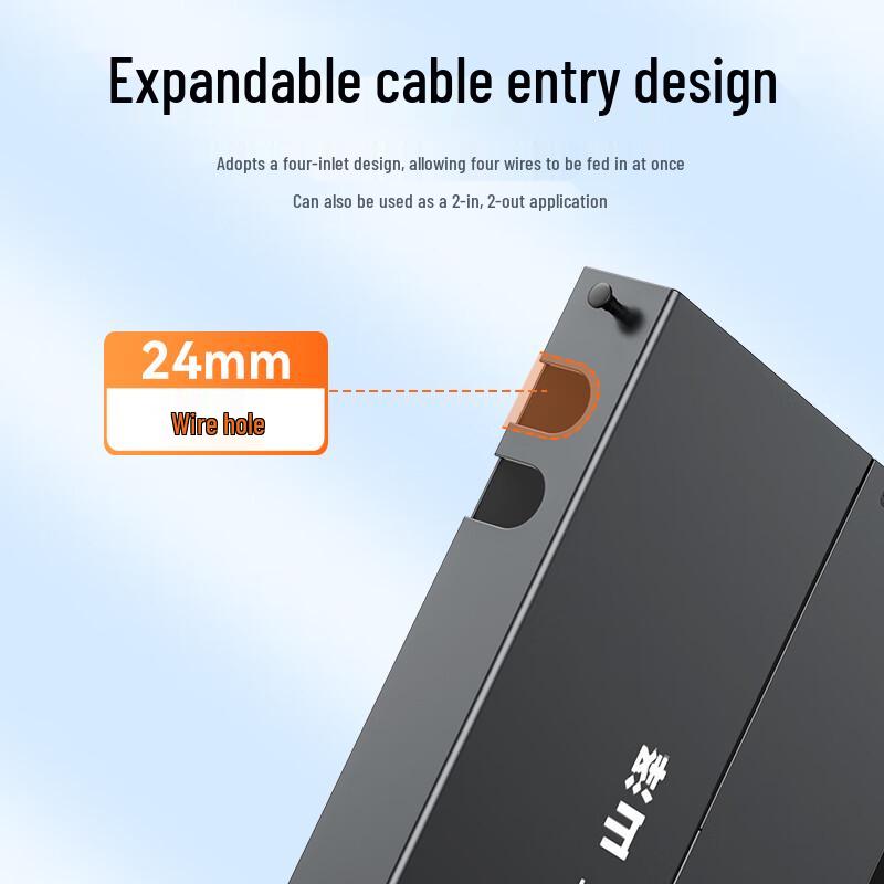 SAMZHE High-Density 1U MPO Fiber Optic Distribution Box