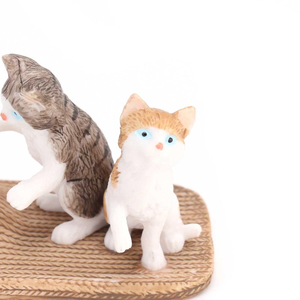 Игрушка-модель кошки Изысканная милая домашняя животная кошка Животное Игрушка Украшение для дома автомобиля Подарок