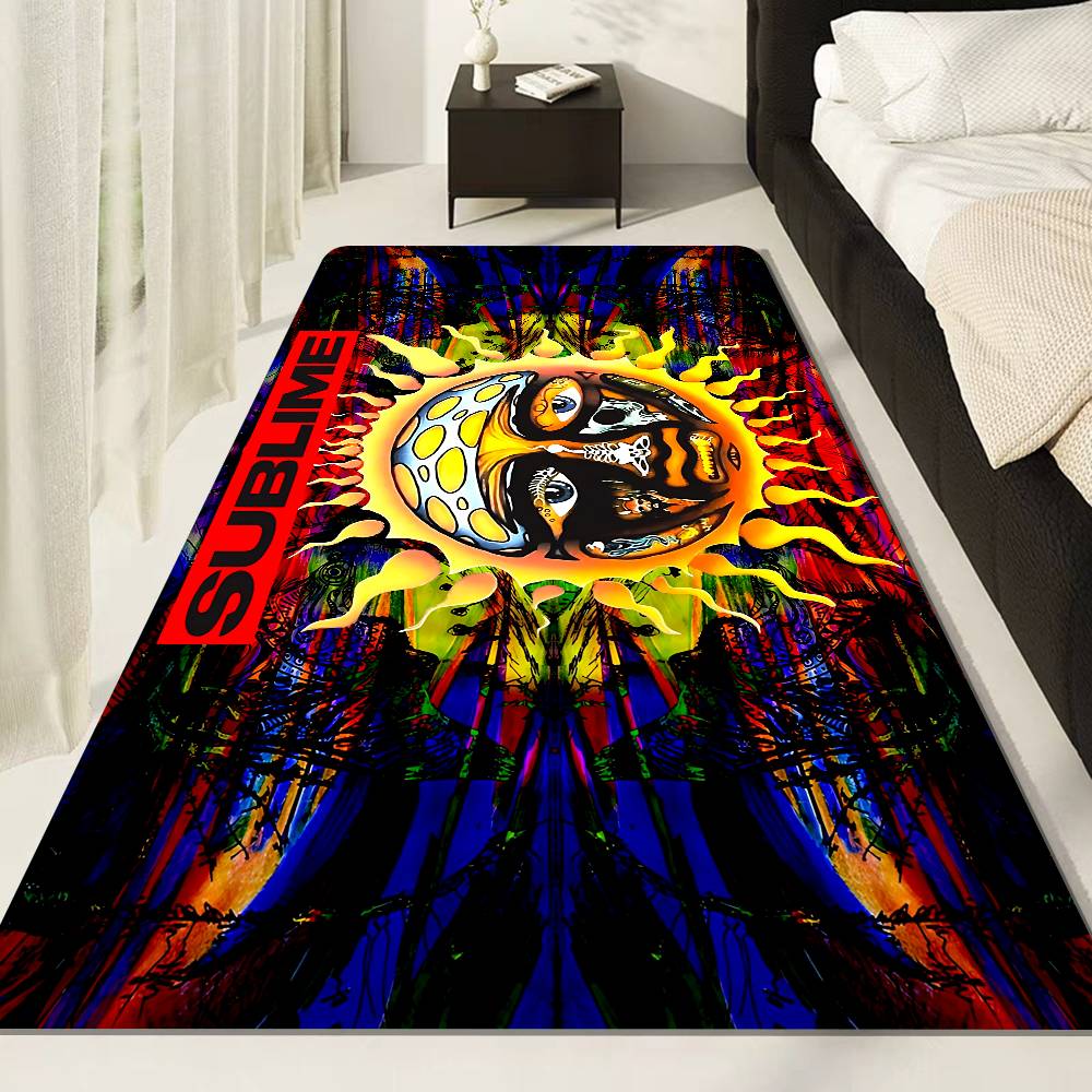 Sublime Band Floor Mat Rectangle Anti-slip Home Soft Badmat Front Door Indoor Outdoor Mat el Decor Mat