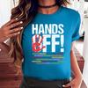Руки прочь Протест Женские Унисекс Футболки с принтом