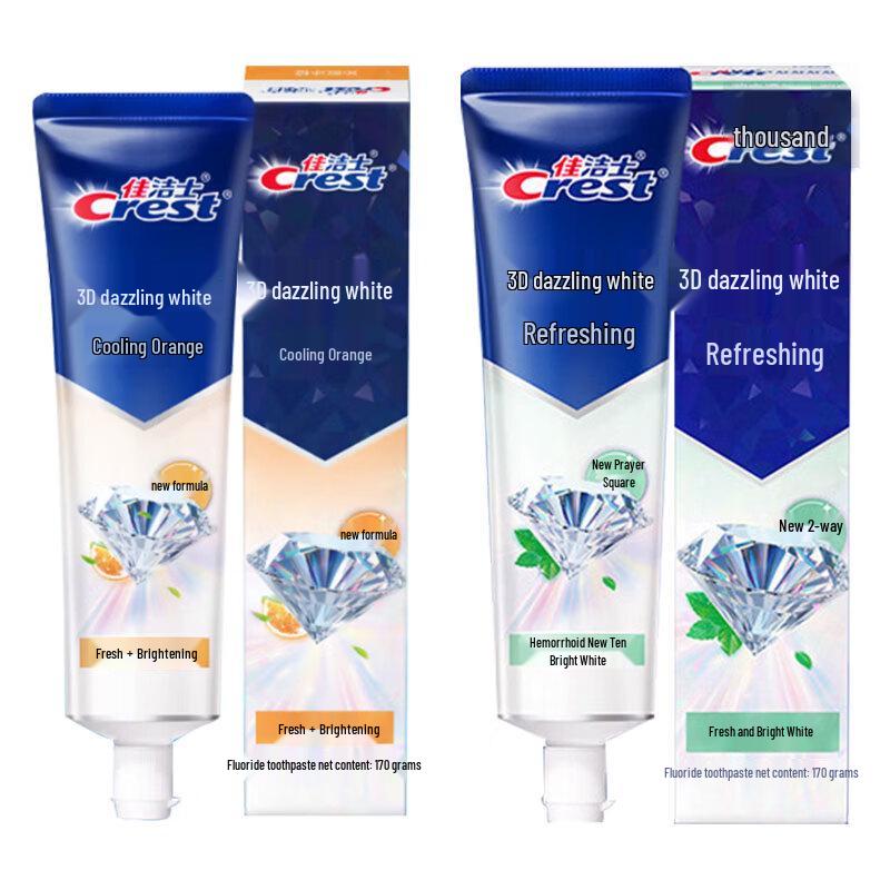 Crest Зубная паста 3D White Двойная упаковка