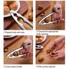 Walnut Cracker Heavy-duty Zinc Alloy Nut Cracker Tool Convenient Ergonomic Design Nut Opener for Home