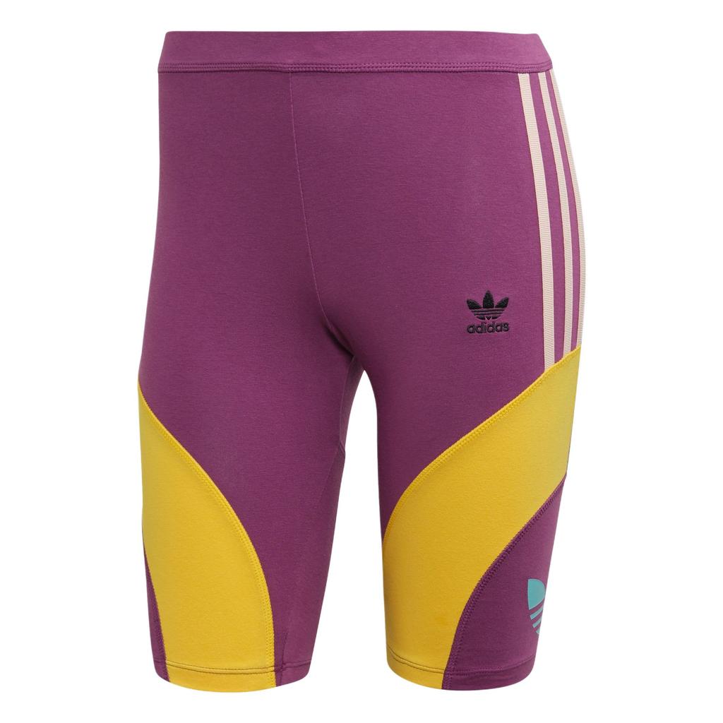 adidas Оригинальные велосипедные штаны женские фиолетовые FN2905