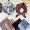Универсальный женский хлопково-льняной маленький квадратный платок: Свежий, Дышащий, Мягкий, Художественный, Идеально для лета