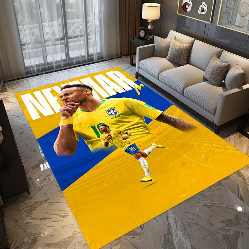Brazilian Football Glory carpet Living room and bedroom mats printing Protective pad Room Office chair cushion