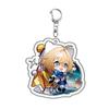 6 см Honkai Star Rail Аниме Игра Брелок Двусторонний Мультяшная Фигурка Lunae Blade Брелок для Женщин Автомобиля Сумки Телефона Подвеска Подарки