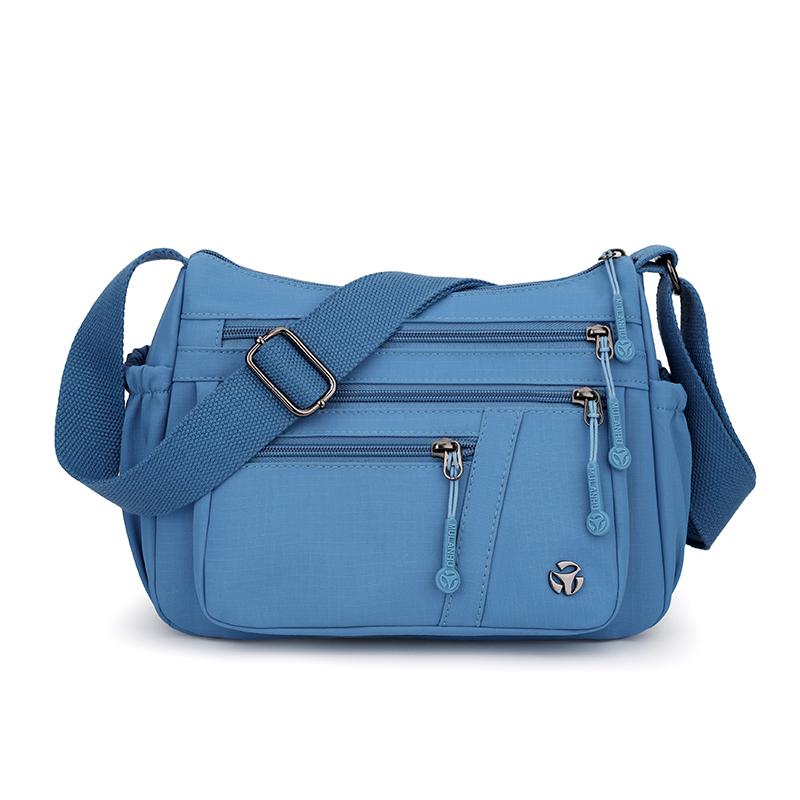 Женская маленькая квадратная сумка, большая вместительная сумка через плечо, сумка для мам среднего возраста, дорожная нейлоновая сумка через плечо